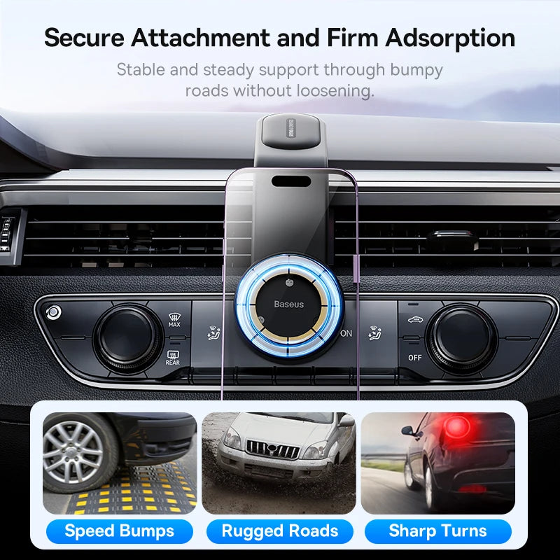 Magnetic Bendable Car Mobile Phone Holder Wireless Charger
