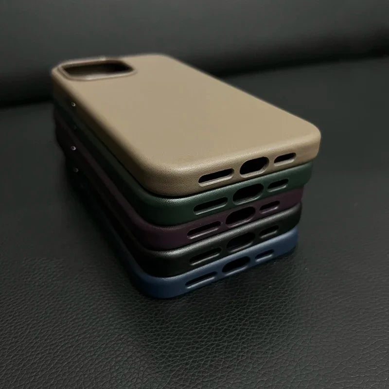 Apple 15 Case PU Leather Case